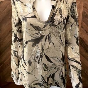 Georgeous black and gold Tory Burch Tunic